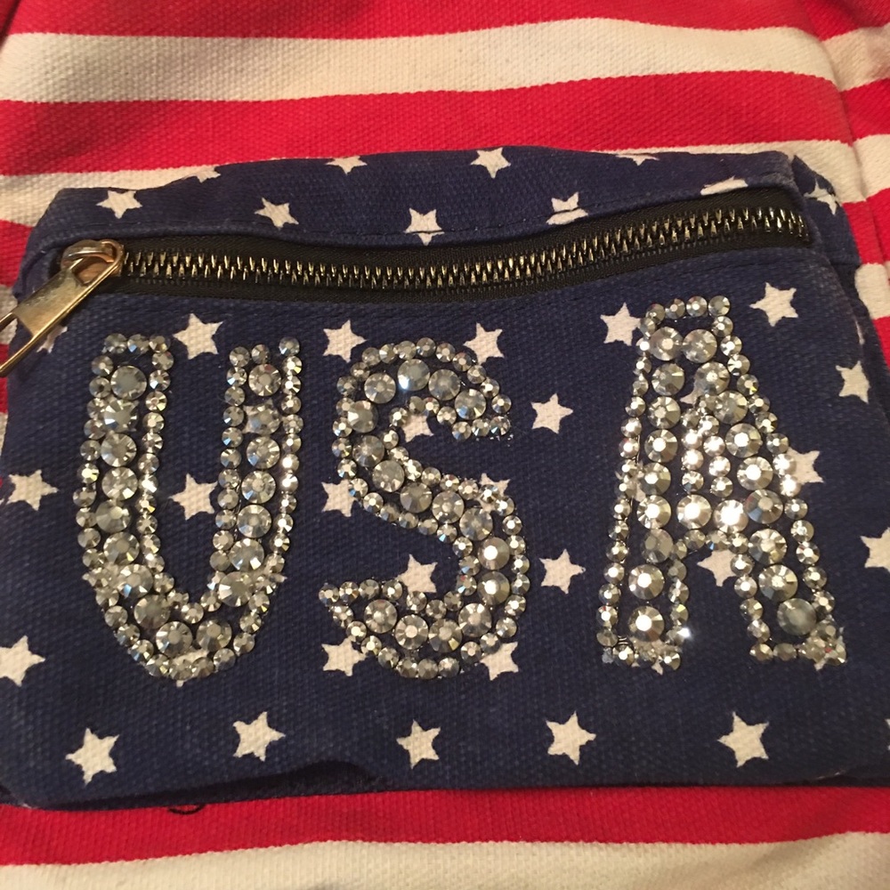 Small backpack with U.S. flag - Picture 2 of 7